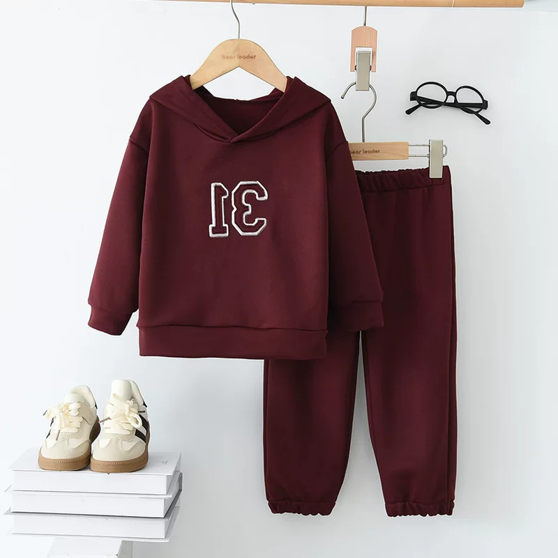(Cross-border trading), set with hood, sweatshirt with letters, demi-season trousers