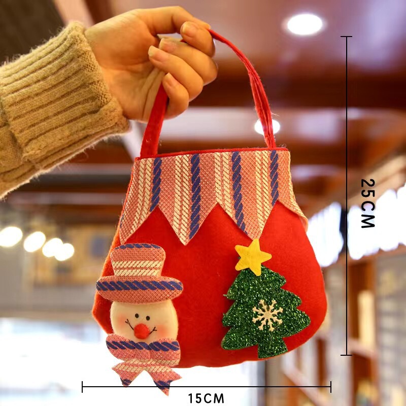 クリスマスキャンディーリンゴ袋子供プレゼント袋幼稚園キャンディー袋クリスマスキャンディー包装袋束口代発|undefined
