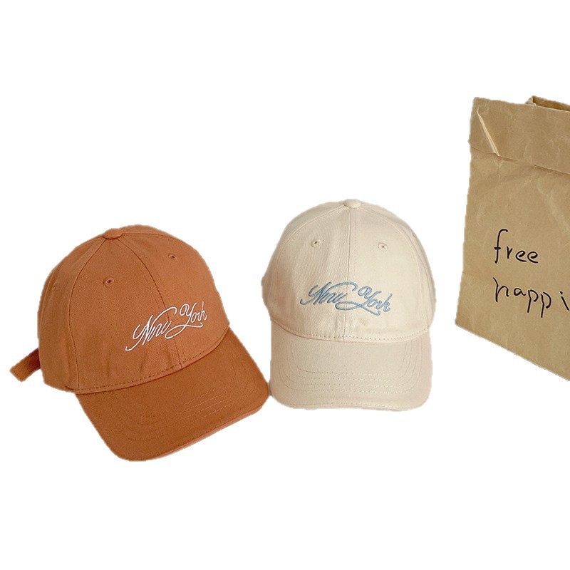 Gorras de béisbol para niños Primavera y otoño Primavera y otoño Letras para niñas Niños Bordados Gorras de visera para bebés de todo fósforo Gorras para el sol de estilo occidental