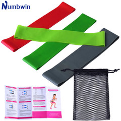 Latex 500 Loop Six-Piece Set Resistance Bands for Strength Training, Yoga, Glute Firming, Elastic Mini Pocket Bands for Men and Women