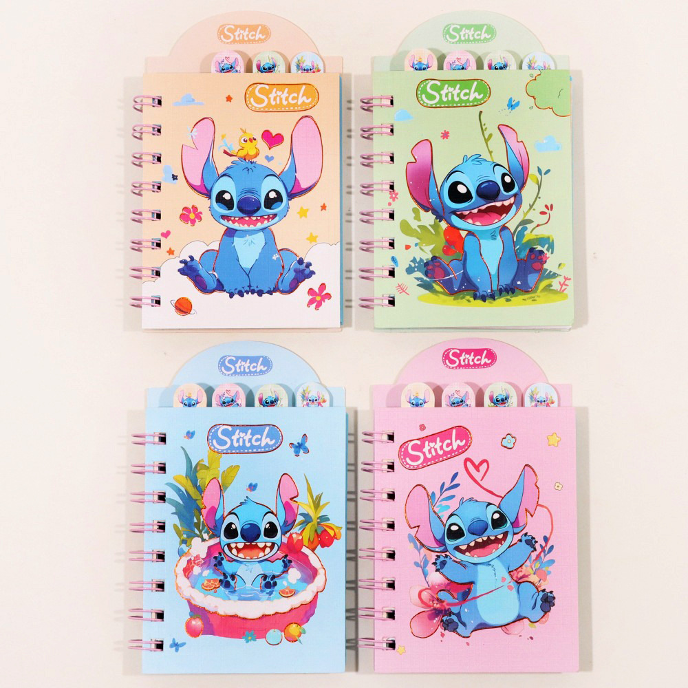 Rabbu A7 libro de bobina de flip-up lindo estudiante portátil cuaderno de mano horizontal cuaderno portátil para estudiantes de primaria