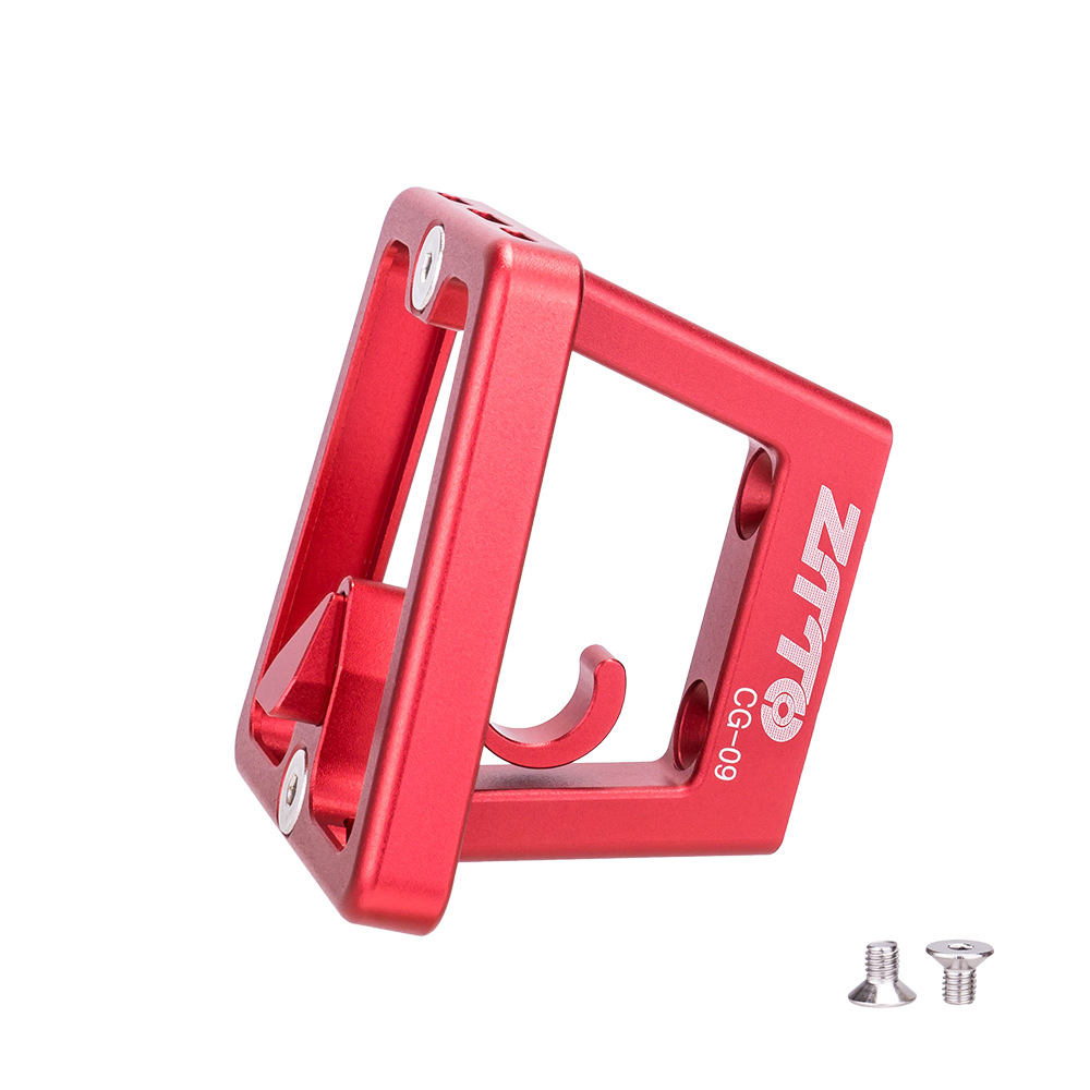 ZTTO Bicicleta plegable estante delantero soporte de montaje nariz de cerdo tela pequeña bolsa delantera soporte Front Carrier