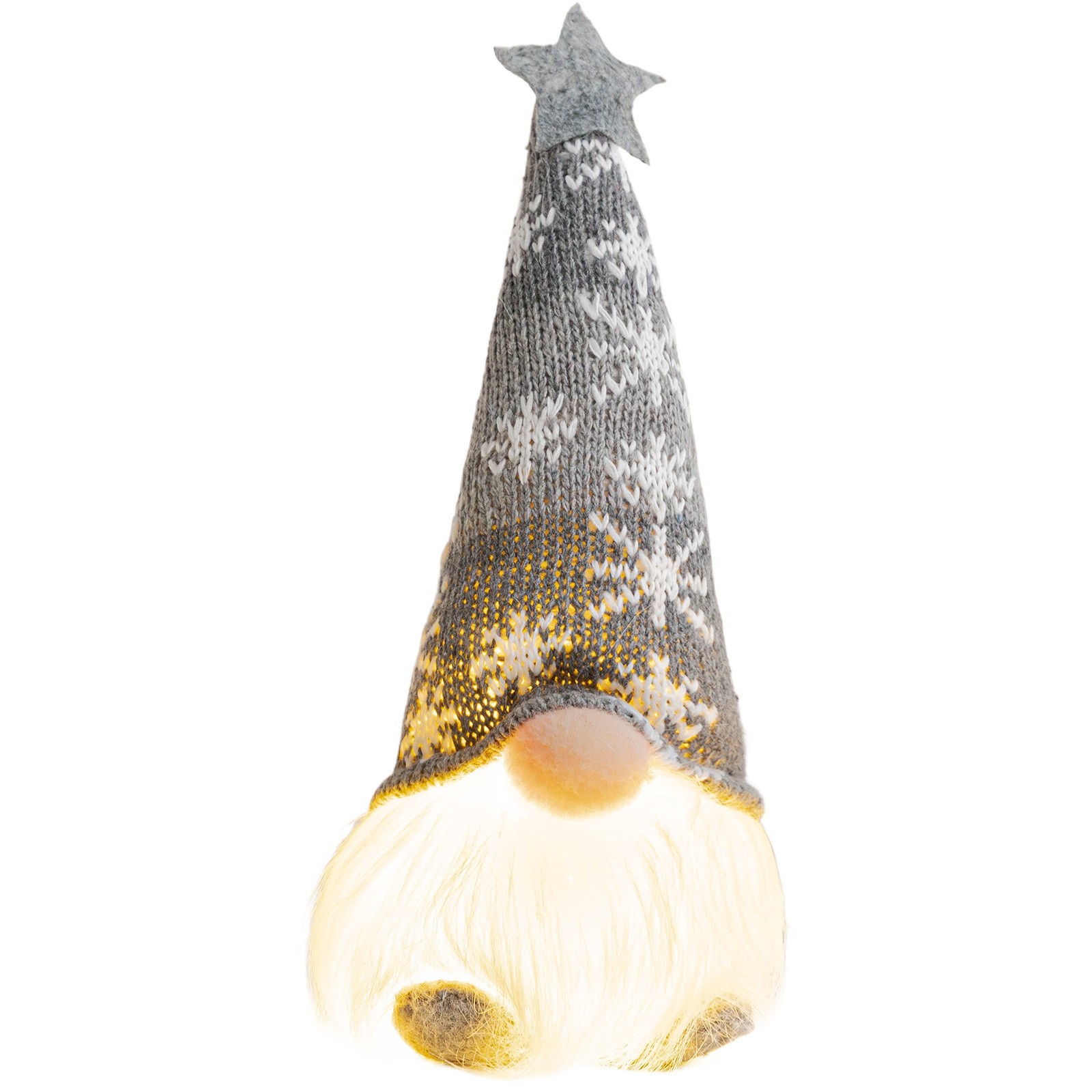 Muñecas de Navidad transfronterizas Gingerbread Man luminoso muñeca sin cara esquinilla adorable muñeca Rudolph decoraciones