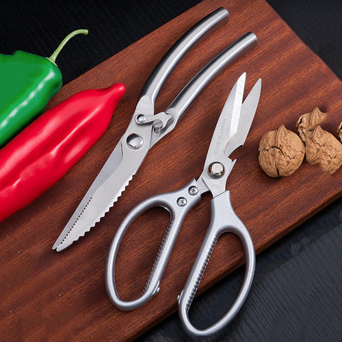  New Multifunctional Kitchen Scissors Kitchen Household Stainless Steel Chicken Bone Scissors Kitchen Scissors Manufacturer Wholesale
