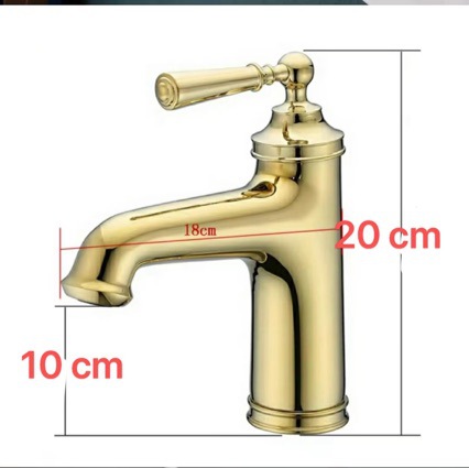 法式复古水龙头全铜单把洗手间台下盆龙头高颜值陶瓷把手冷热水头