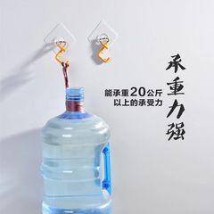 Magnetic Hole-Free Mop Hook Bathroom Shelf Behind Door Mop Holder Strong Adhesive No-Trace Multi-Function Storage Hook