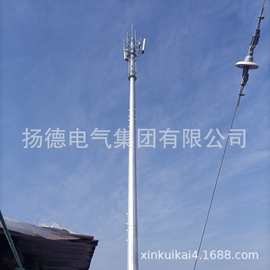 通讯塔厂家 5G通讯塔单管通信塔四柱三柱通讯塔楼顶通信抱杆
