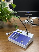 指挥部调度台立柱麦主控电话机施工隧道值班室桌面式寻呼话站