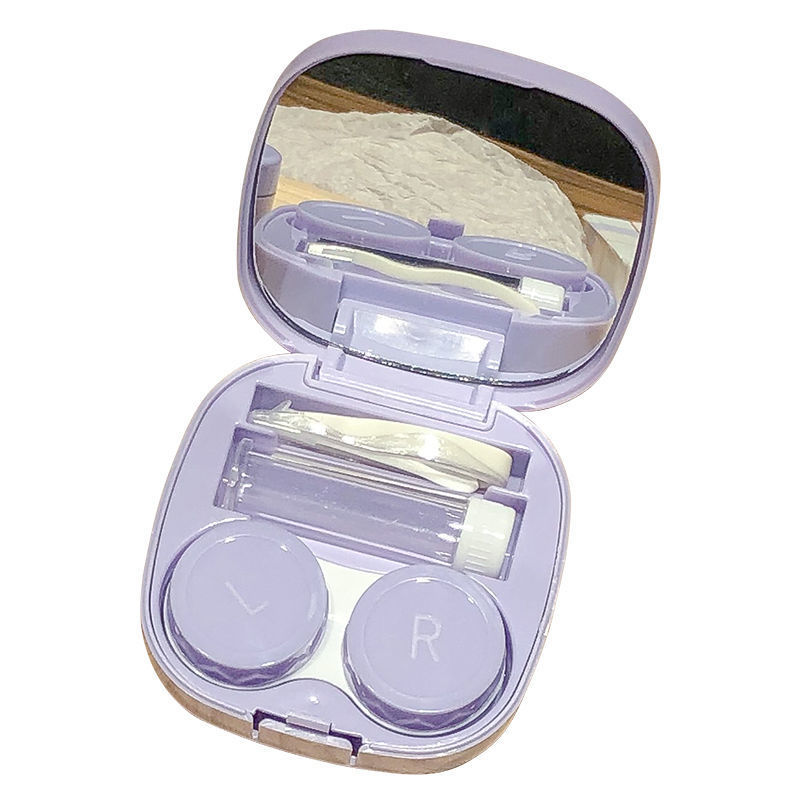 Contacts Box US-pupil Portable Small Korean Edition ins Yan value storage box Cross border Manufactor