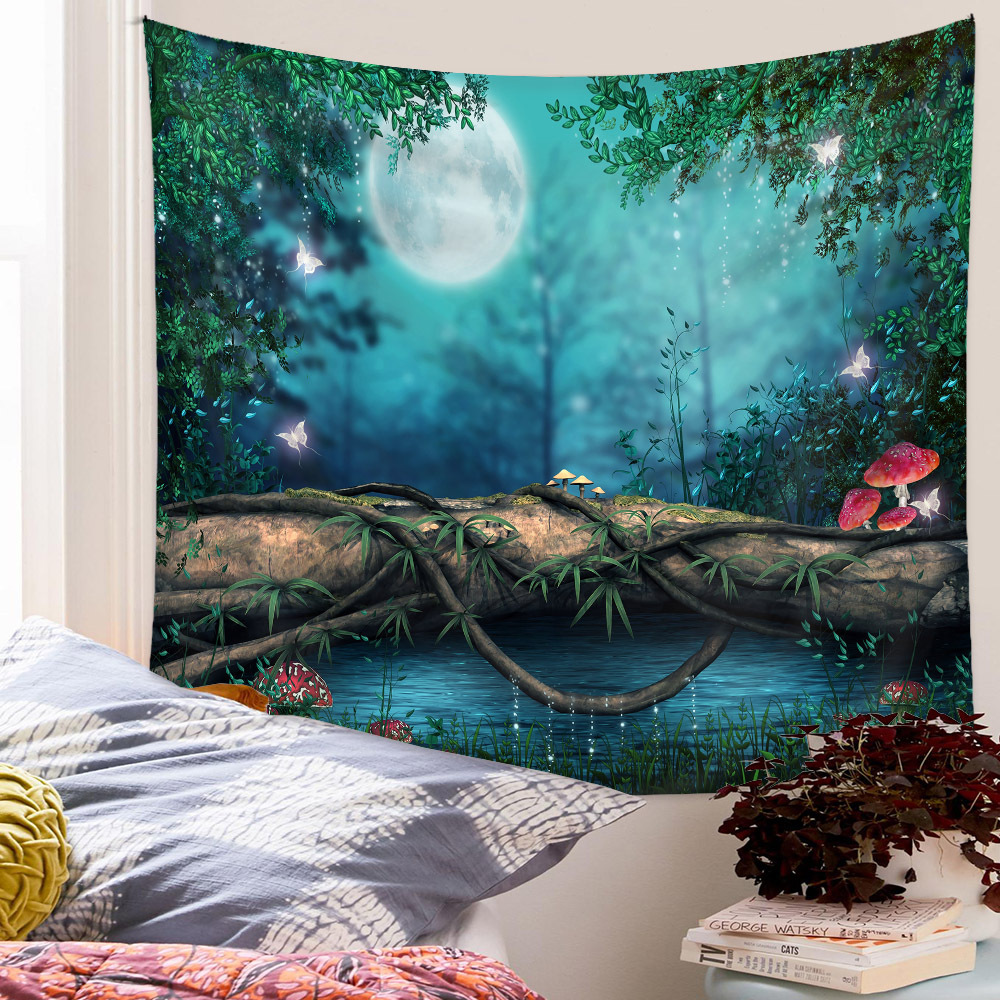 Bohemian Scenery Painting Wall Decoration Cloth Tapestry Wholesale Nihaojewelry display picture 30
