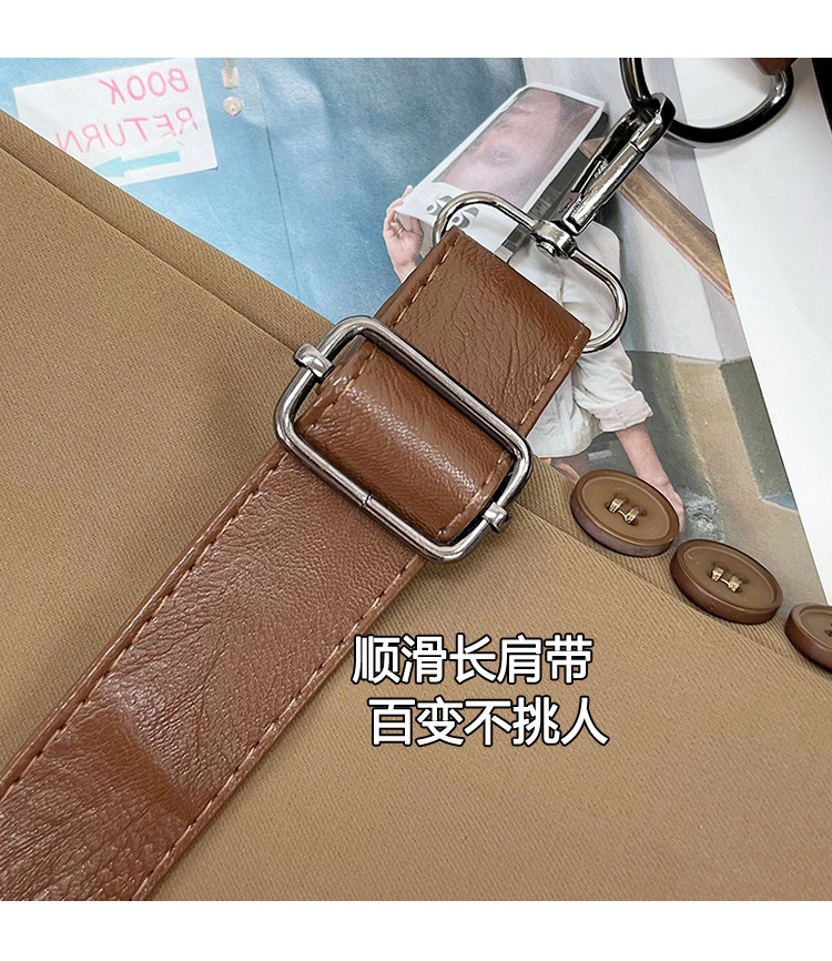 Cross-border large-capacity women's 2024 new style fashionable retro single-shoulder crossbody bag, trendy and simple commuter tote bag undefined