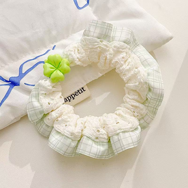 네잎클로버 머리끈