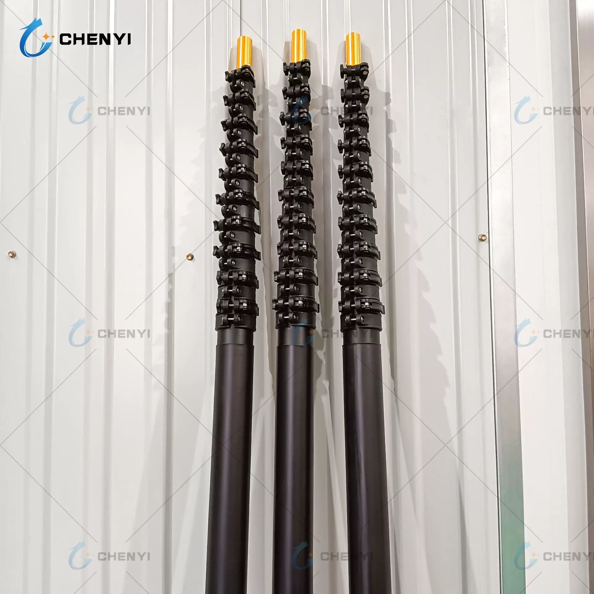 淄博辰逸专业生产碳纤维收缩杆17.6米采摘杆轻便易操作碳纤维杆