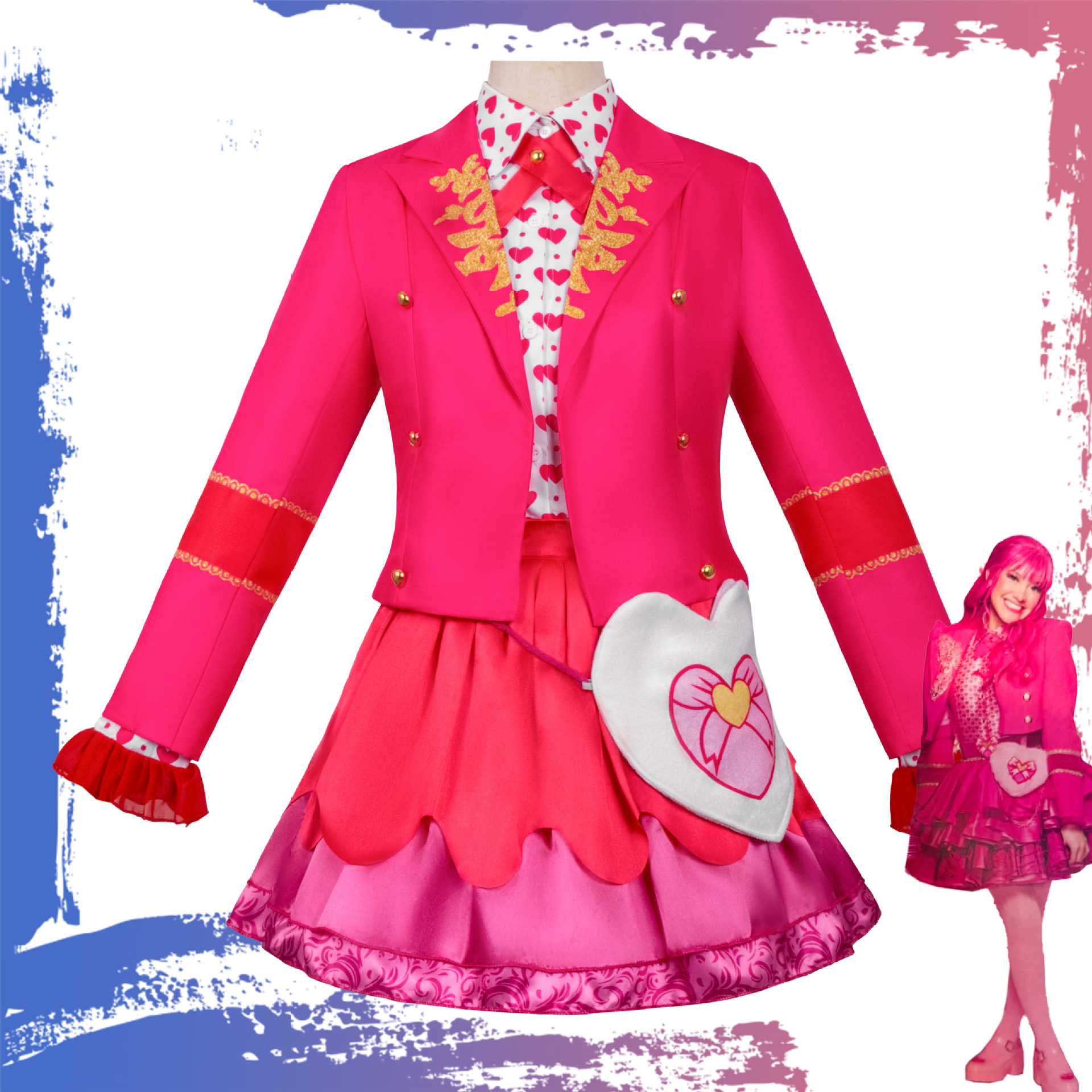 后裔5星光继承者暗黑仙境cos服克洛伊红公主cosplay同款服装套装