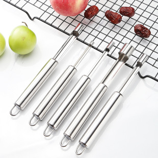 Factory direct supply stainless steel Hawthorn corer red jujube cored apple coring tool digging knife core pumping