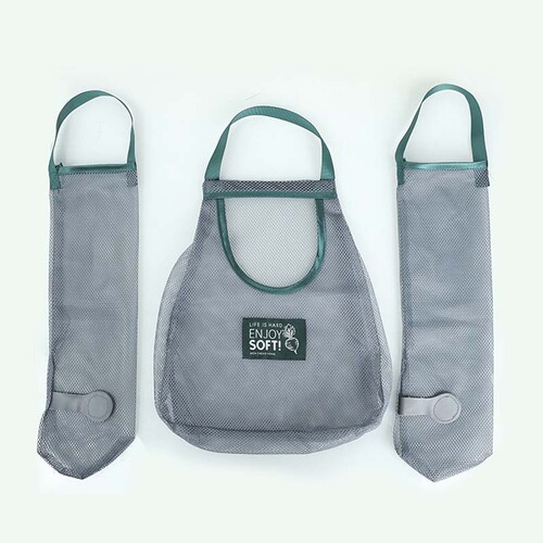 Kitchen Fruit and Vegetable Storage Mesh Bag, Hanging Mesh Bag, Ginger Garlic Onion Storage Bag, Multi-functional Handheld Bag