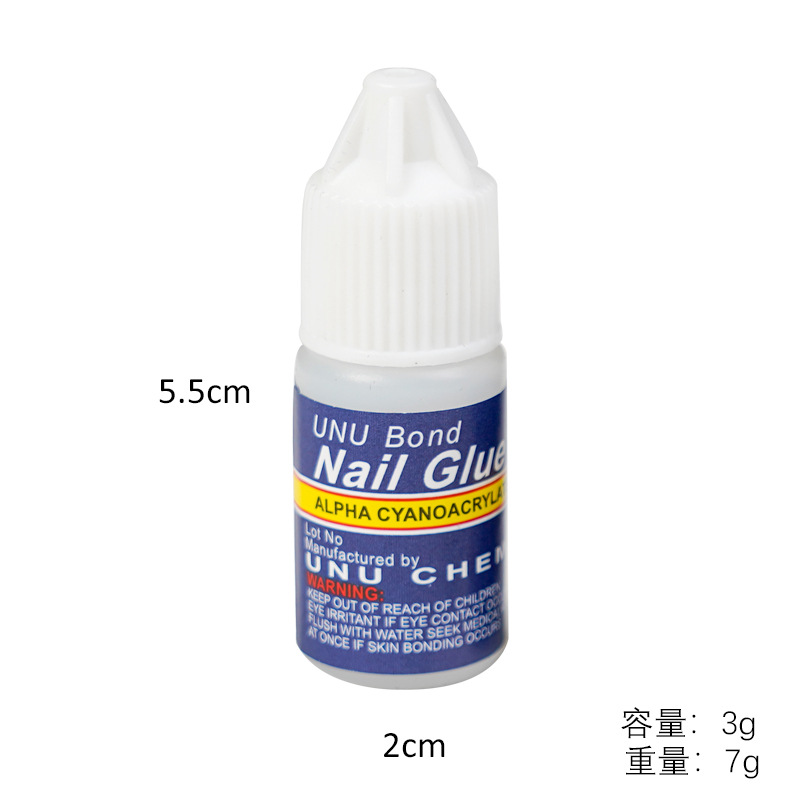 Pegamento especial para decoración de uñas y doble párpado, pegamento para uñas de 3g, pegatinas para uñas, pedrería, piezas de uñas postizas, pegamento para uñas