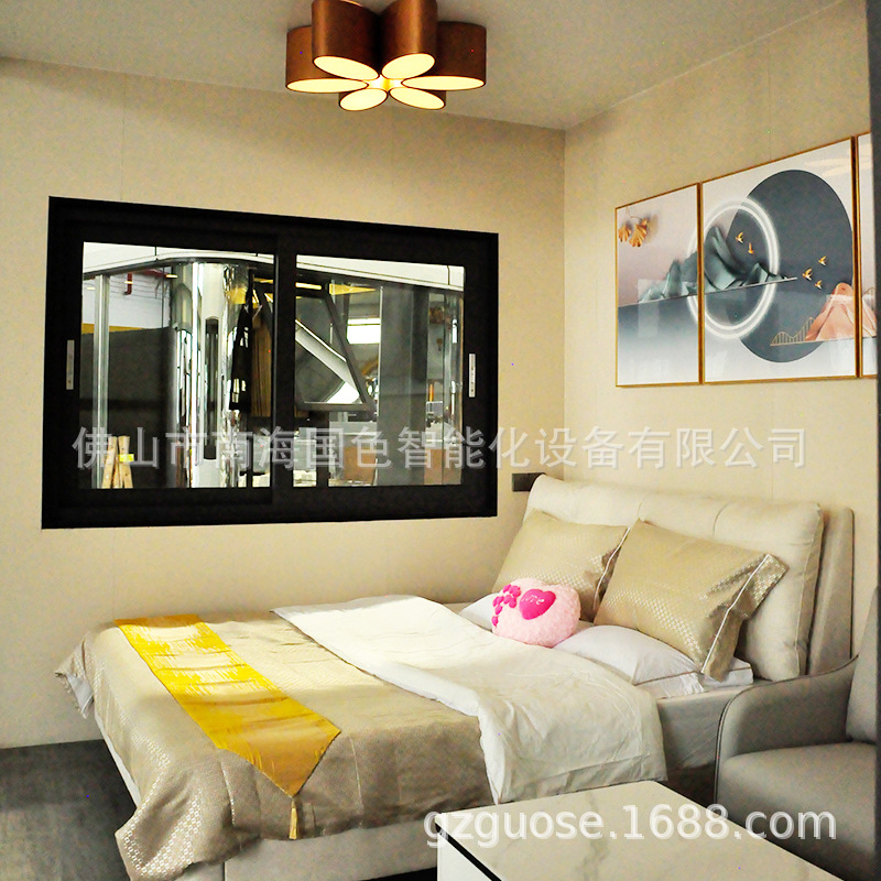 Scenic Light Steel House Net Red Camping Star Room Apple Cabina creativa Bar Space cápsula B & B Villa de lujo