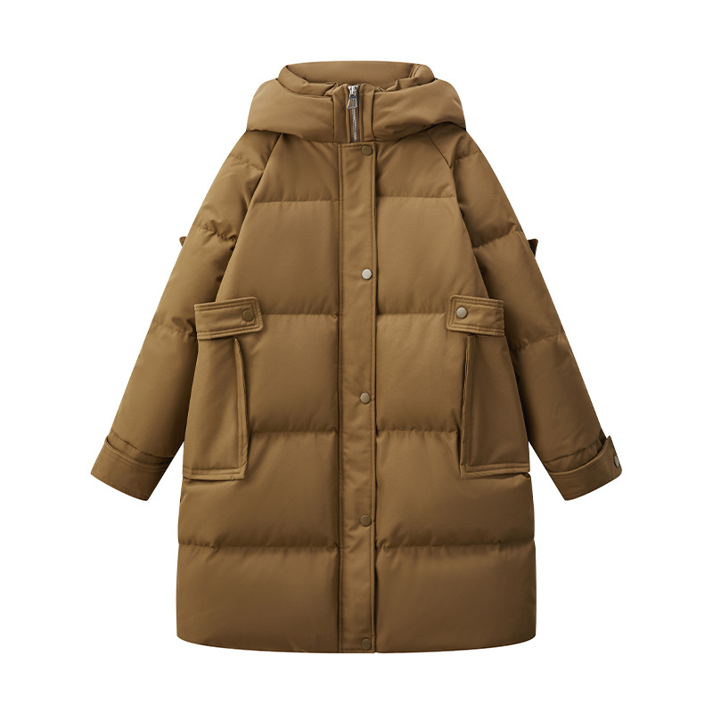 Thick Hooded Loose Pocket Padded Jacket 2