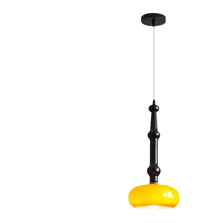 Sala de comedor minimalista de melocotón, lámpara de dormitorio de estilo antiguo de nuez, lámpara de mesa medieval, lámparas de bar retro creativas, lámparas de candelabro