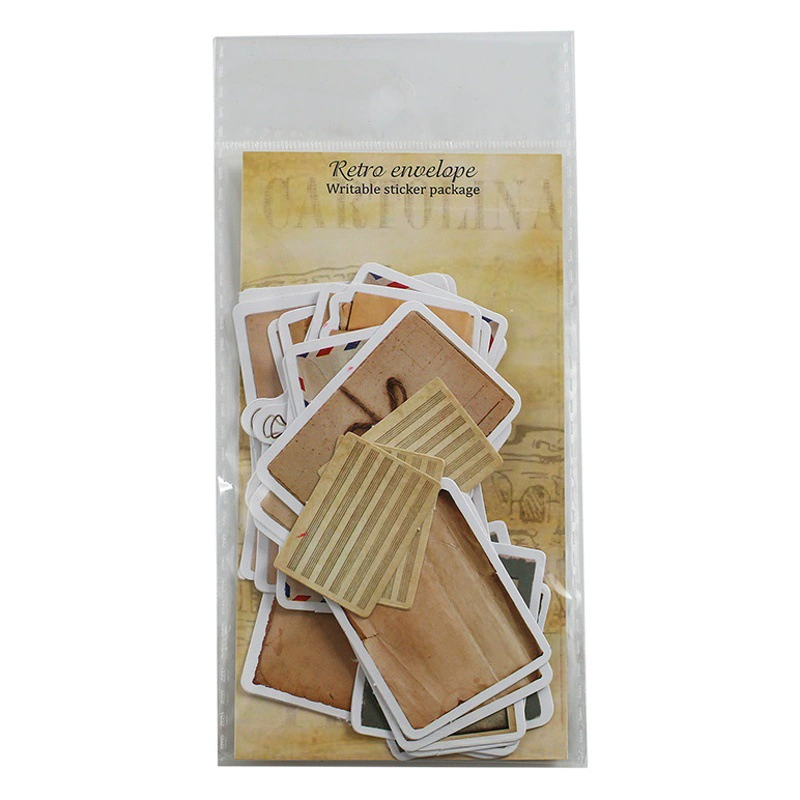 Итальянская сумка для наклеек с птицами мисс писать серию Ретро ручной счет DIY Материал коллажа декоративные наклейки 45 в 4