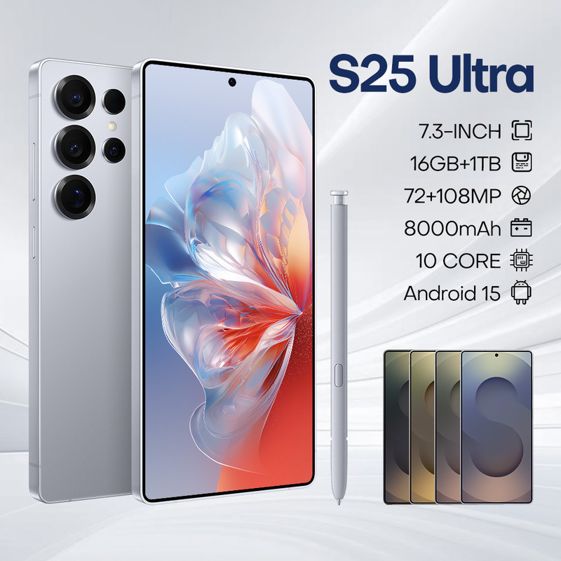 S25Ultra Cross-Border Smartphone 2+16g Hd Screen 7.3inch Android 4g Foreign Trade Low-Price Mobile Phone in Stock S25Ultra Cross-Border Smartphone 2+16g Hd Screen 7.3inch Android 4g Foreign Trade Low-Price Mobile Phone in Stock