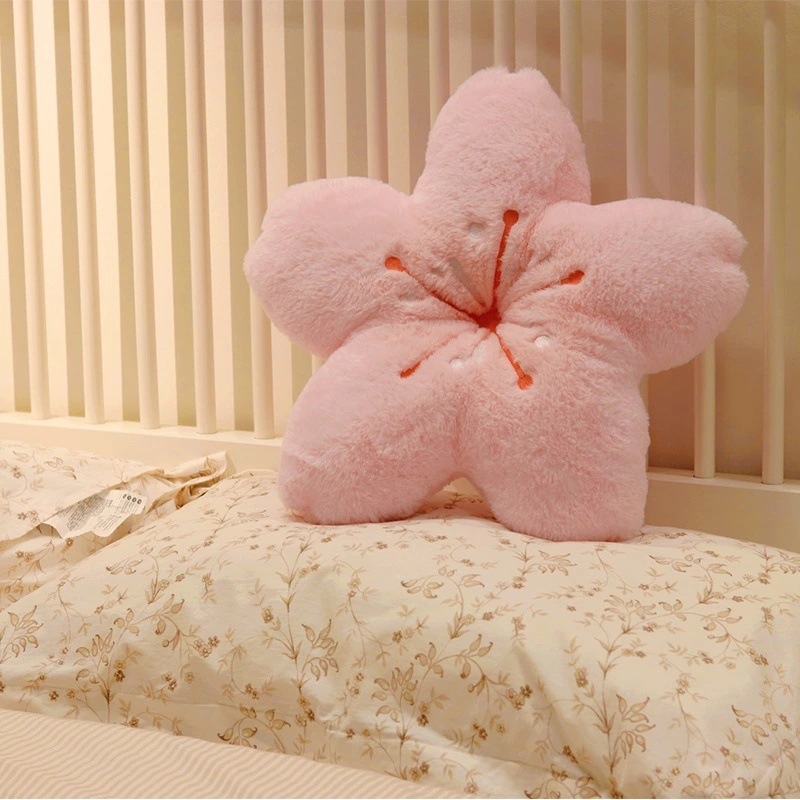 Ins Internet celebrity cherry blossom pillow girl heart pink cherry…