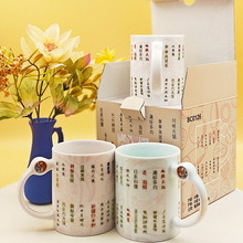 马克杯陶瓷简约美食杯子创意男女家用办公室情侣杯送礼实用礼物