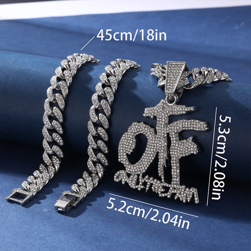 Neon universal pendant hip-hop style with letters for men and women