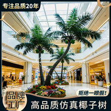仿真棕榈椰子树假棕榈树酒吧商场民宿仿生椰子树室内户外假树棕树