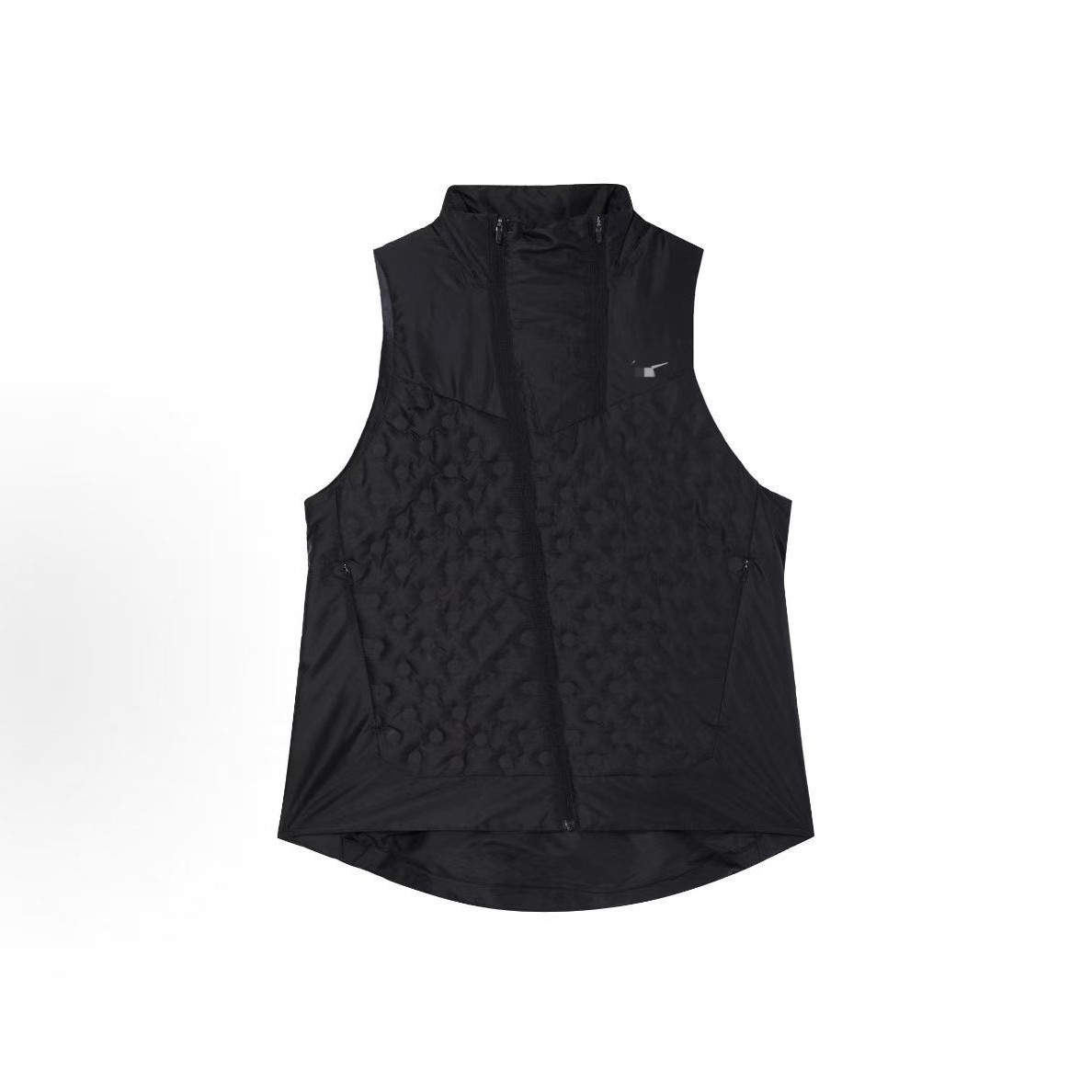 2026 New Cross-Border Down Double-Zipper Vest for Sports Training, Warm, Breathable, Reflective, Casual fb7607