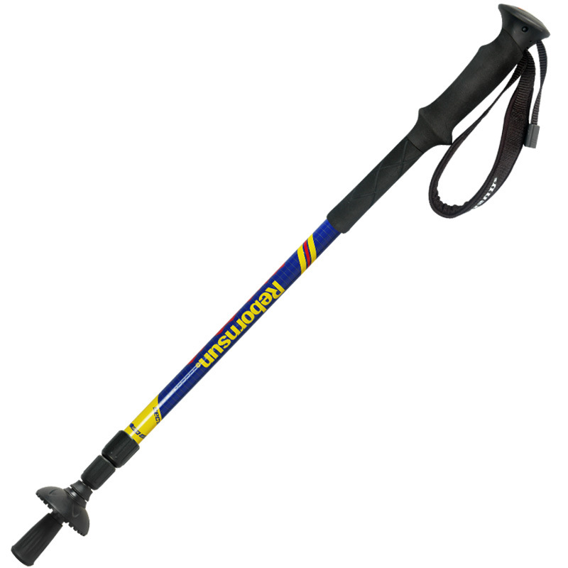 Hiking Stick For Outdoor Trekking, Aluminum Alloy Hiking Pole, Ultra-light Carbon Fiber Folding Climbing Cane,_voghion.com