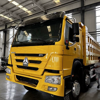 Sinotruk Howo 8X4 Dump Truck with Weichai Engine, Right-Hand Drive Engineering Transport Dump Truck, Exclusively for Cross-Border Sales