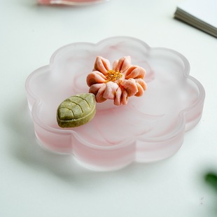 Cloud Ink Glazed Glass Pot with Frosted Glass Cloud Mist Dry Bubble Tray, Luminous Tea Cup, Teapot Holder, Gourd Tray, Tea Table