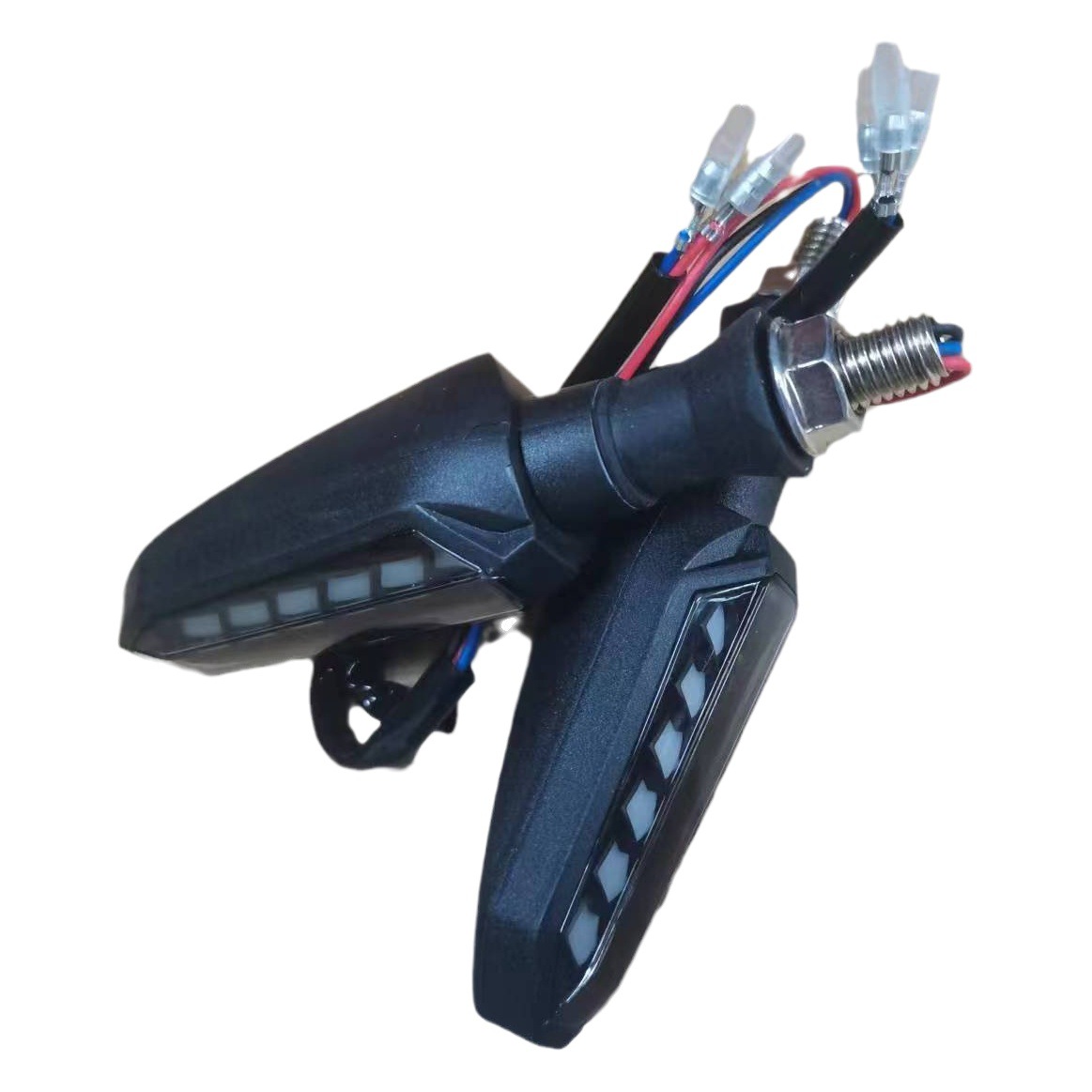 Motocicleta LED luz de giro luz de advertencia del coche eléctrico agua que fluye respirando Luz de dirección luz del coche luz de la esquina Luz de dirección