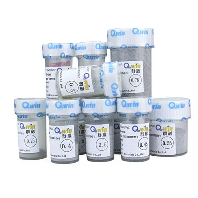 Тайвань Qunwei QWIN BGA свинцовые Оловянные шарики оловянные бусины 0,3 0,4 0,5 0,6 0. Планшеты 76 мм 250000