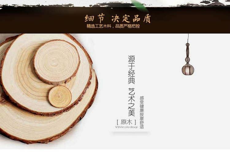 Summer wooden bead massage car lumbar support cushion, breathable waist support backrest cushion for office seats