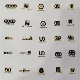 高周波+硅胶精致烫标鞋帽手袋烫画小标皮革服装玩具热转印烫图标