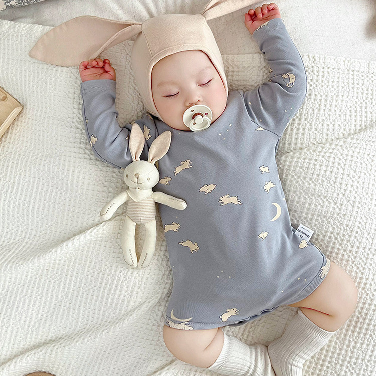 Bebé ropa bebé vaina ropa ins estilo clase un algodón puro cómodo tocando fondo del mono del bebé mameluco del triángulo