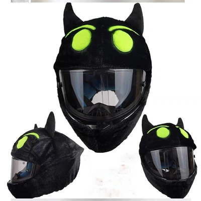 Full Helmet Head Cover Bat Helmet — Motosiklet dəbilqələri