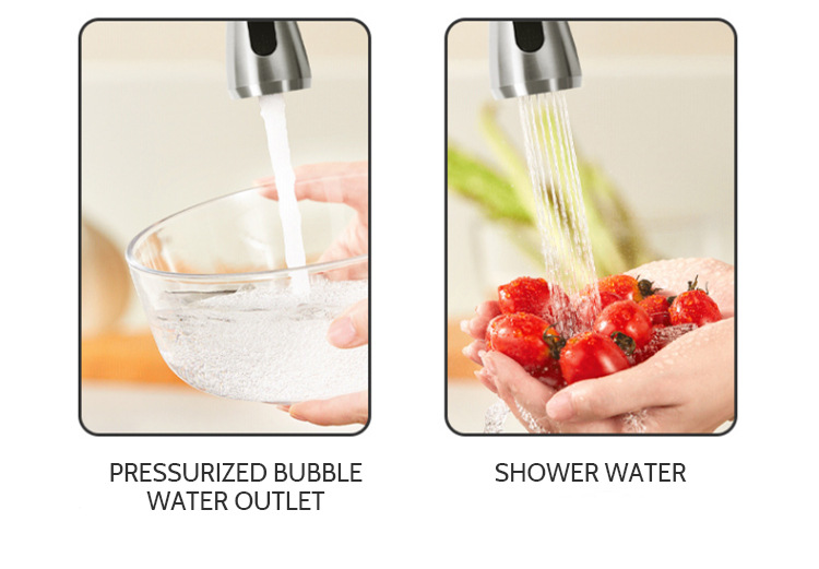 Kitchen faucet extender, splash-proof wonder, universal joint, dishwashing basin, universal shower head bubbler Application Scenario