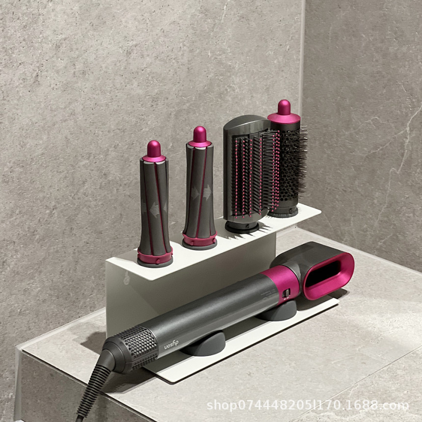 Dyson secador de pelo soporte baño estante de almacenamiento ponche-libre montado en la pared baño montado en la pared secador de pelo estante de almacenamiento