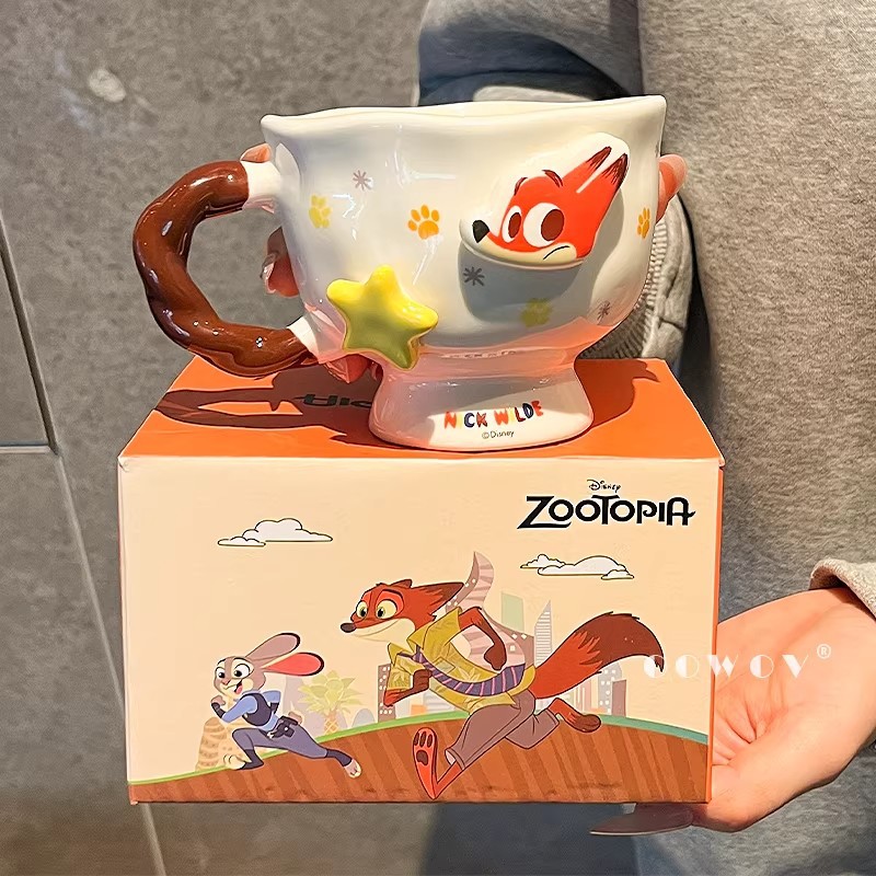 Mad Animal City Judy cerámica copas de copas de agua copas de copas de copas de copas de regalo de cumpleaños para el hogar