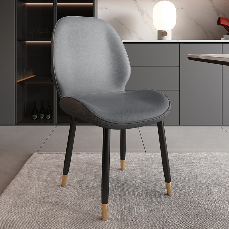 La mariposa de la silla de Tela Gris oscuro tecnología-carbono oro piernas-Madera Suave bolsa
