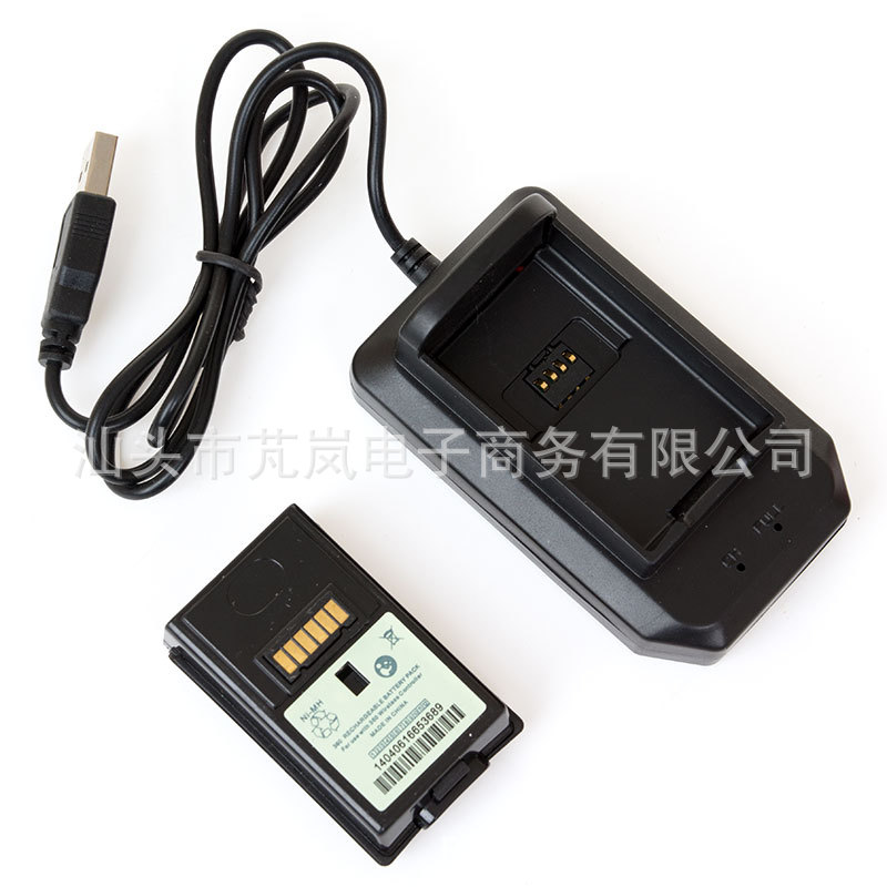 Xbox360 manejar la batería 5-in-1xbox360 doble batería xbox360 manejar el traje del cargador de batería