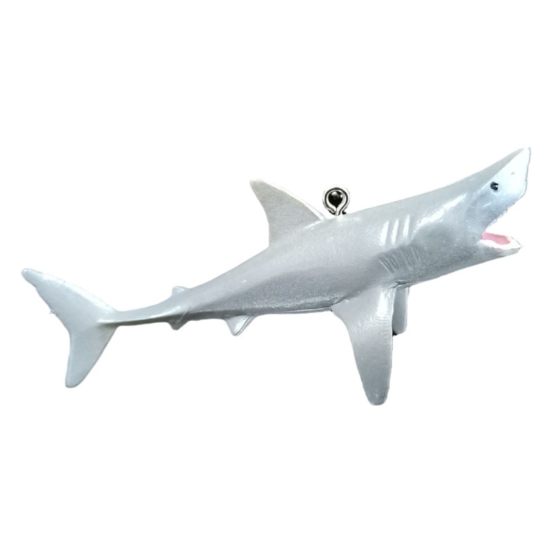 Tiburón bola flotante colgante de decoración de acuario buzo con bola sumergido tiburón tigre marino pecera adornos estilo caliente