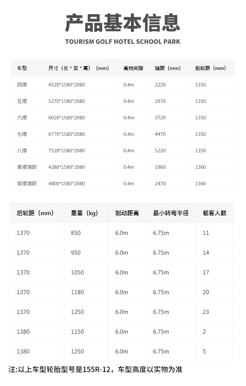 Electric sightseeing car for scenic area tours, hotel reception shuttle car, electric sightseeing car for real estate sales offices