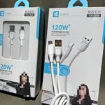 适用于120W真镀锡铜超导闪充线1.2米 1.5米 2米USB -TPC数据线