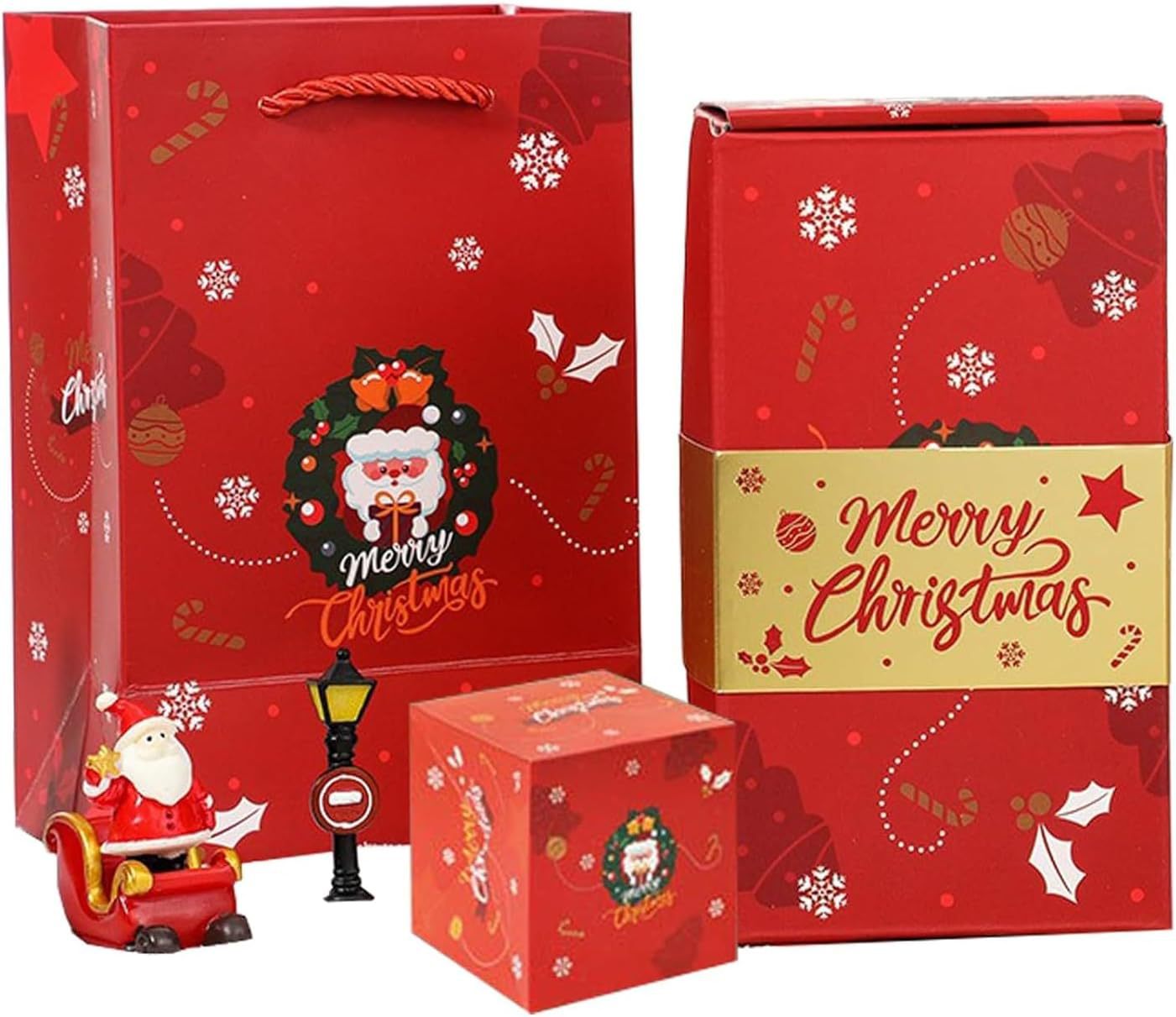 진사레드_바운스박스 10개 + 선물박스 + 선물가방