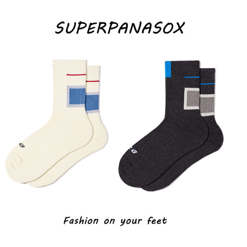 Trendy brand C2H4 18FW display socks ins fashion hip hop men's and women's tube socks European and American street sports stockings